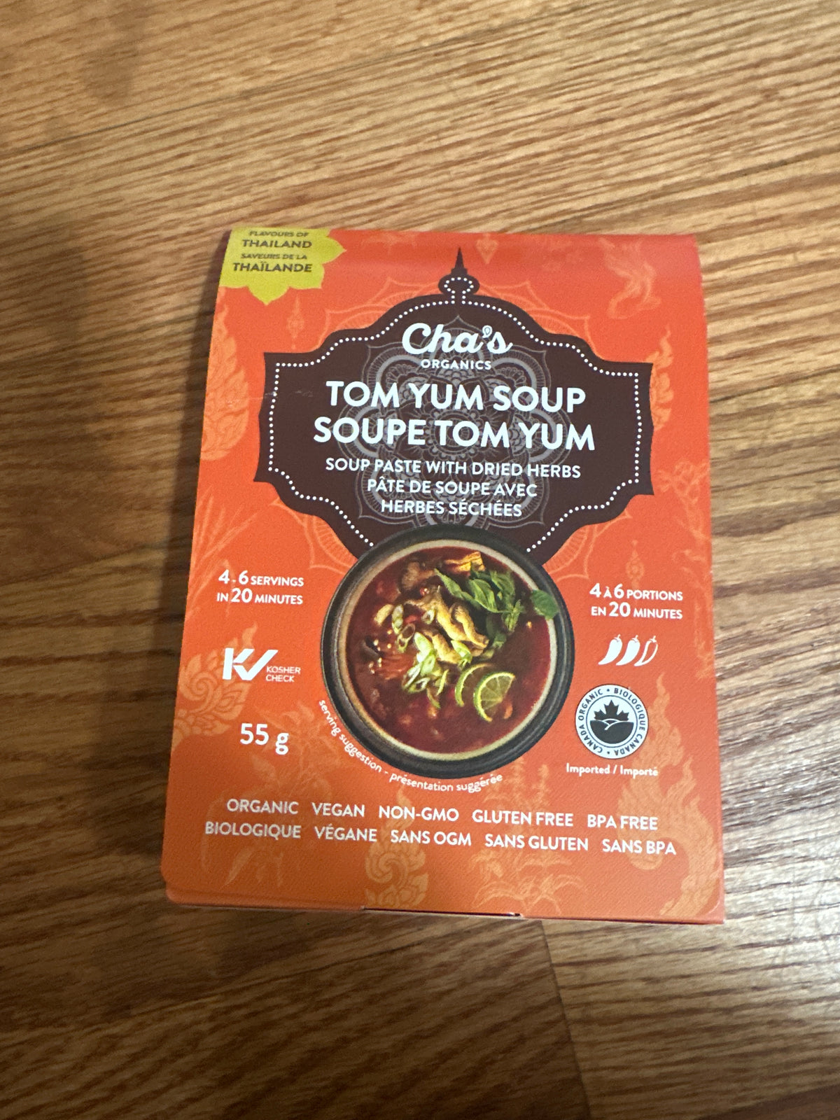 Cha’s Tom yum soup