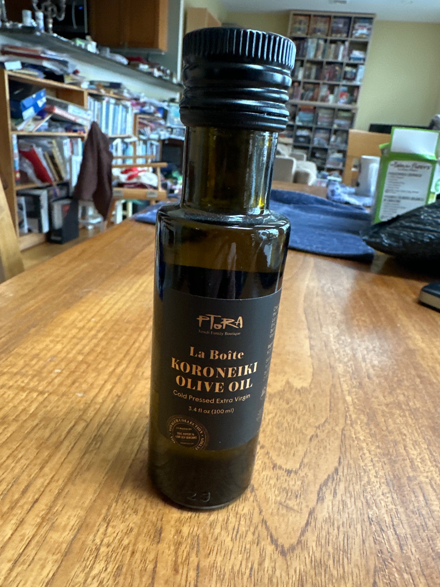 La Boite P’tora olive oil - 3.4 ozs (100 ml) KFP - Made in Israel