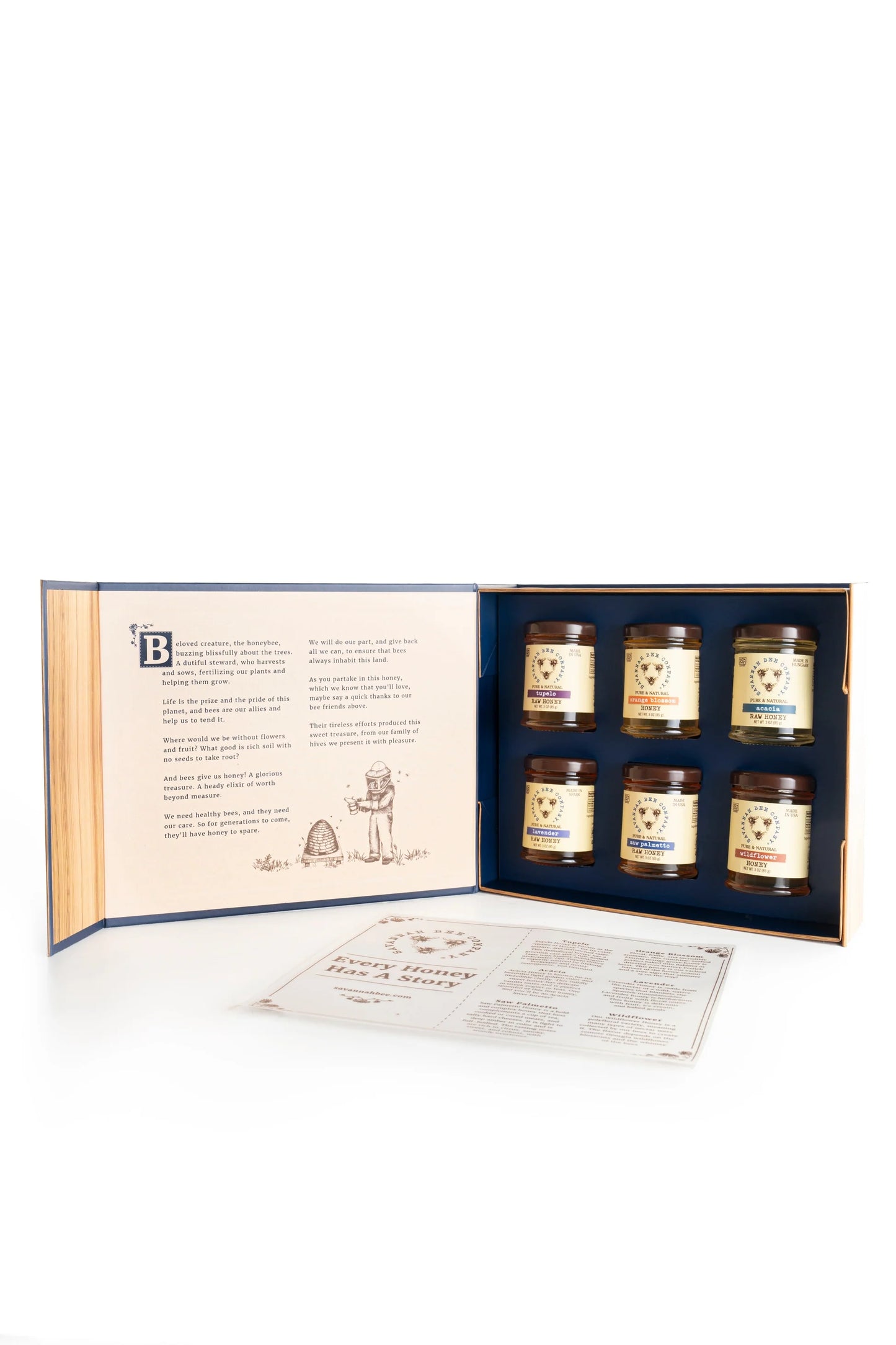 Savannah Bee Company Book of Honey - 9 jars