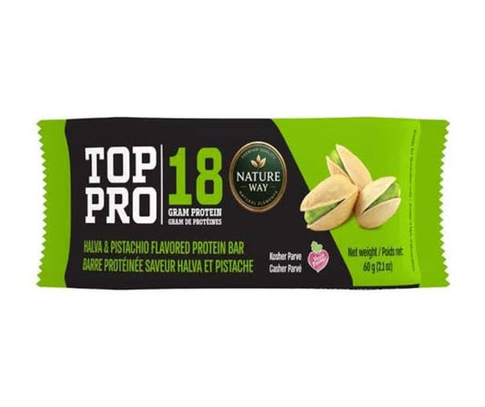 Top Pro Halva Pistachio Protein Bar - Box of 16
