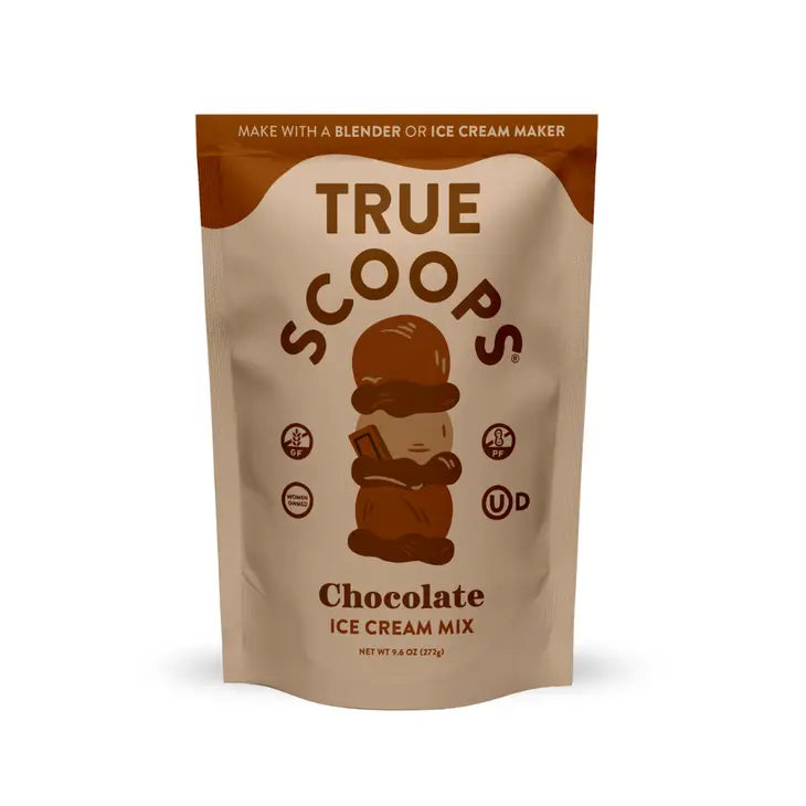 True Scoops Chocolate Ice Cream Mix bb date nov 2023