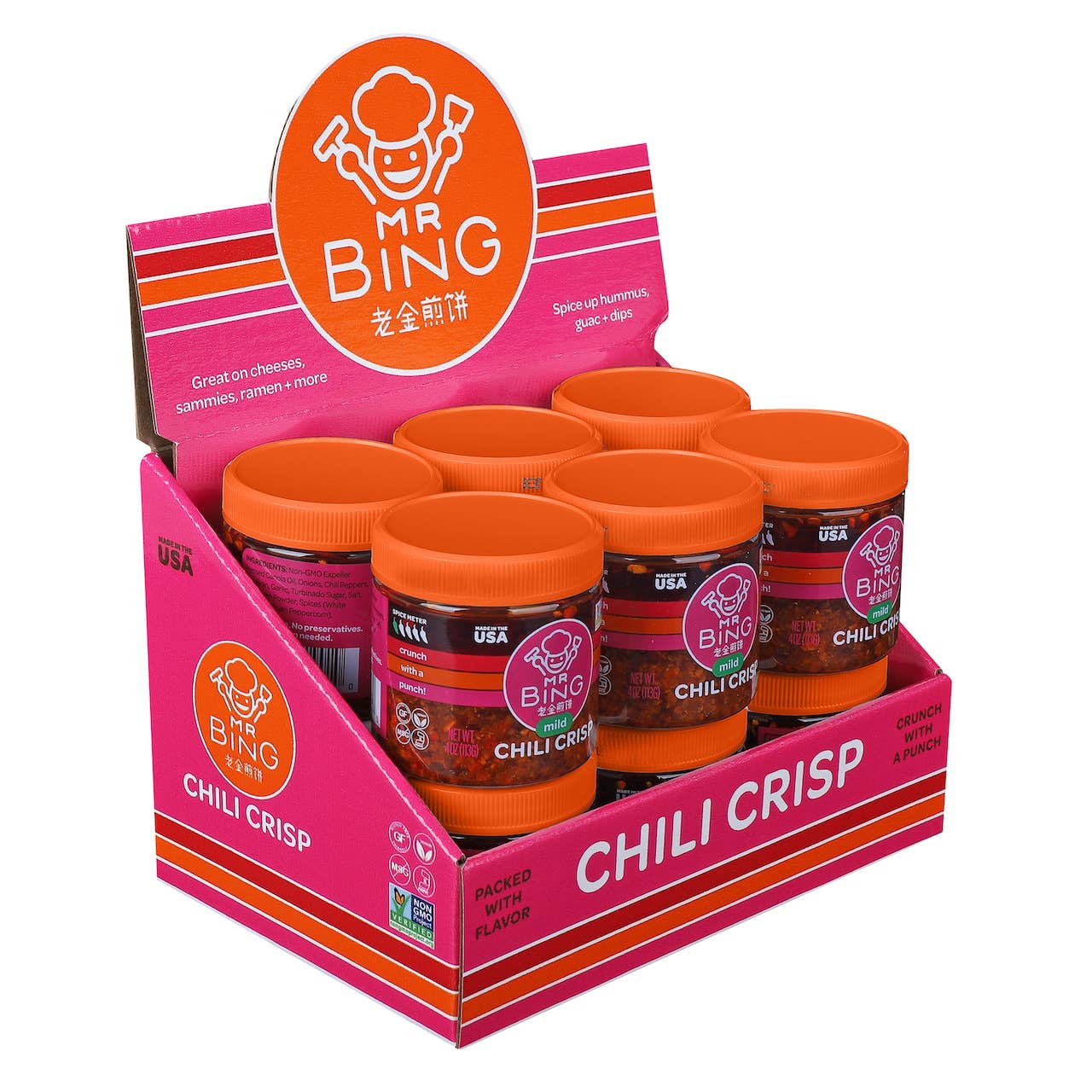 Mr Bing Mild Chili Crisp, 4 oz
