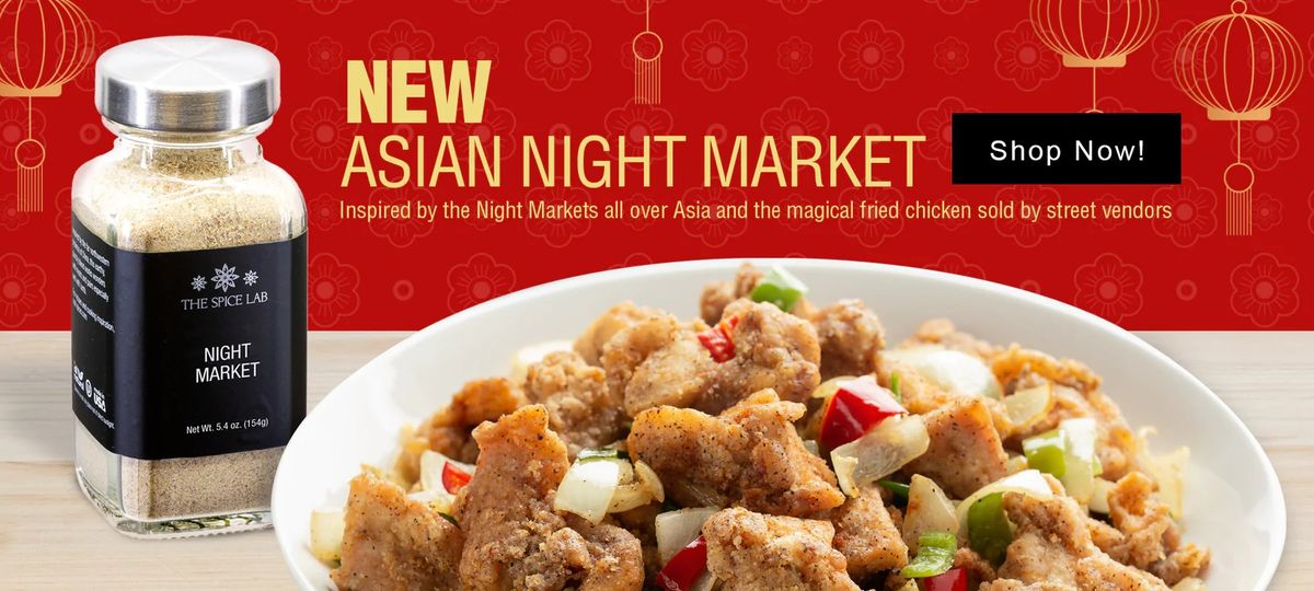 The Spice Lab Asian Night Market - Chinese Salt and Pepper Blend w/ Five Spice
