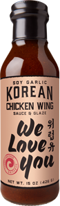 We Love You - Soy Garlic Korean Chicken Wing Sauce & Glaze