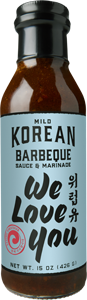 We Love You - Mild Korean Barbeque Sauce and Marinade